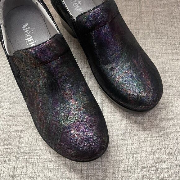 ALEGRIA Eryn Soiree Clog Multicolor Iridescent NEW Size 41 US 10.5/11 Work Shoe - Picture 6 of 12